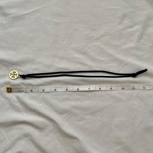 Tory Burch Gold Charm On Purple String From Dust Bag - Picture 5 of 5